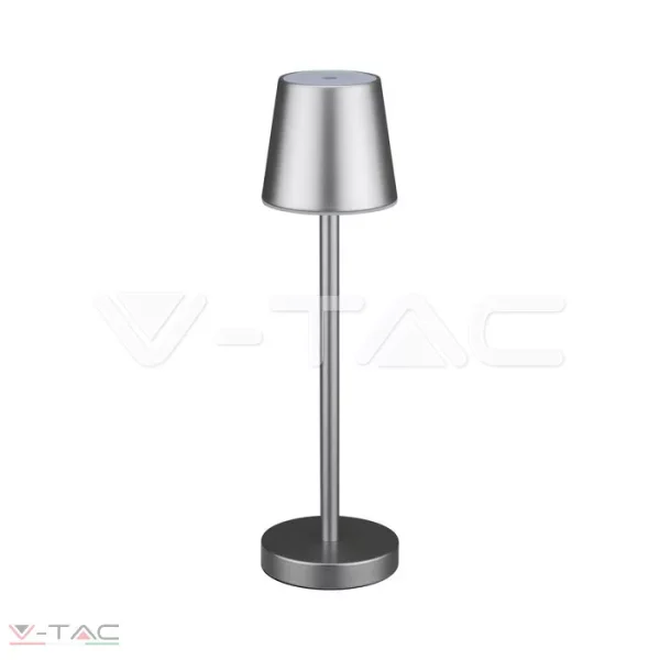 3W szürke LED asztali lámpa 4000mA 3000K - 10187