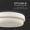 18W LED mennyezeti lámpa 6500K IP54 - 10200 - Image 2