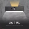 3W Napelemes LED fali lámpa 4000 3000K IP65 - 10305 - Image 4