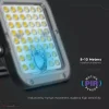 30W Napelemes fekete LED reflektor távirányítóval 4000K 6.4V 6000mA - 10310 - Image 4