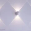 2W LED fali lámpa fel-le világító 4000K fehér IP54 - 10587 - Image 3