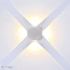 4W LED fali lámpa 4 irányú 3000K fehér IP54 - 10589 - Image 4