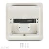 25W Keret nélküli mennyezeti LED lámpa négyszög IP44 3000K - 13959 - Image 3