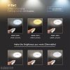 60W dimmelhető LED mennyezeti design lámpa 3 in 1 vezérlővel - 14621 - Image 3