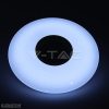 36W LED Smart mennyezeti lámpa csillogó hatású bura   Beépített hangszóró, RGB 3 IN 1 CCT - 1490 - Image 7