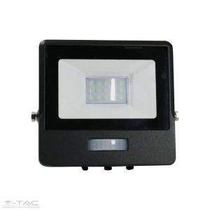 10W Mozgásérzékelős LED reflektor beépített kötődobozzal IP65 4000K - PRO20257