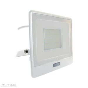 50W Mozgásérzékelős LED reflektor Samsung chip IP65 3000K - PRO20301