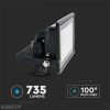 10W LED reflektor Samsung chip fekete 6400K - PRO20306 - Image 3