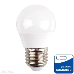 4,5W LED izzó Samsung chip E27 G45 4000K 5 év garancia - 21175
