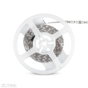 7W LED szalag 5050 - 60 LED/m RGB IP20 - 212120 (5 méter)