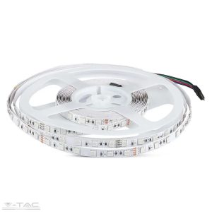 LED szalag SMD5050 - 60 LED/m 24V IP20 RGB - 212592 (10 méter)