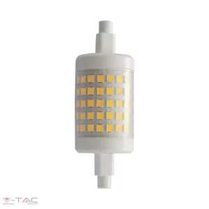 7W LED izzó - R7S 78mm, 6500K - 212715
