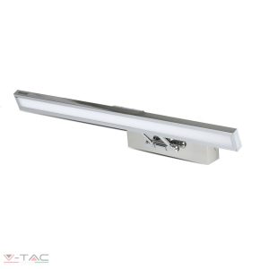 9W LED-es üveg tükörvilágítás állítható króm 3000K - 213984