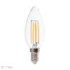 4W Retro LED izzó Filament E14 gyertya 3000K - 214301 - Image 2