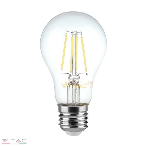 6W Retro LED izzó Filament E27 A60 4000K - 214303