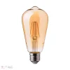6W Retro LED izzó E27 Filament borostyán burkolat ST64 2200K - 214362 - Image 3