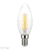 Dimmelhető 4W Retro LED izzó Filament E14, csavart gyertya 3000K - 214367 - Image 2