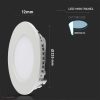 18W Kör Premium LED Panel süllyeszthető 4000K - 214861 - Image 2