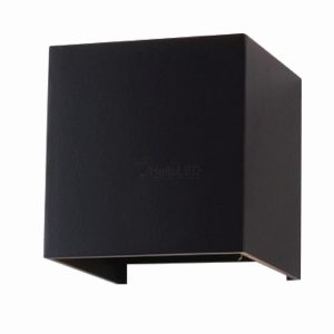 5W Fekete rejtett fali lámpa IP65 4000K - 217087