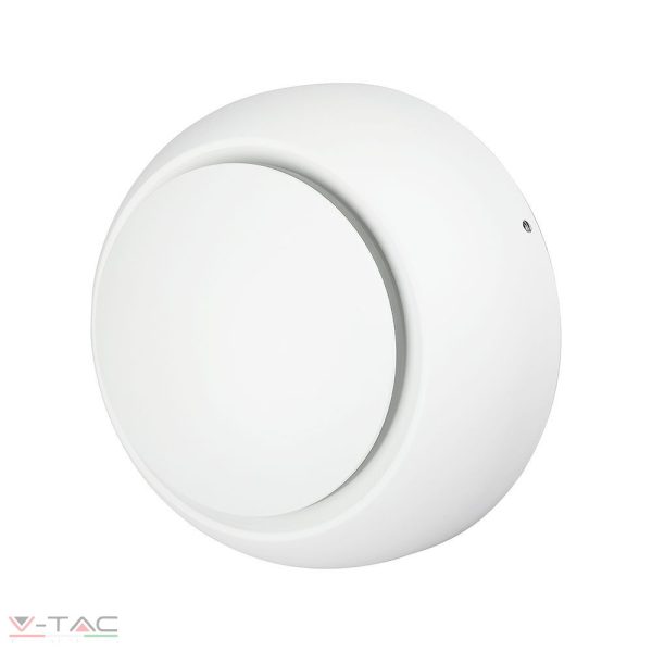 5W LED fali lámpa fehér forgatható kör 4000K - 217093