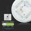 18W LED opál búrás kör mennyezeti lámpa állítható színhőmérséklet - 217605 - Image 3