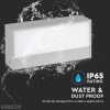 12W LED fali / ajtó lámpa szürke 6500K IP65 - 218244 - Image 4