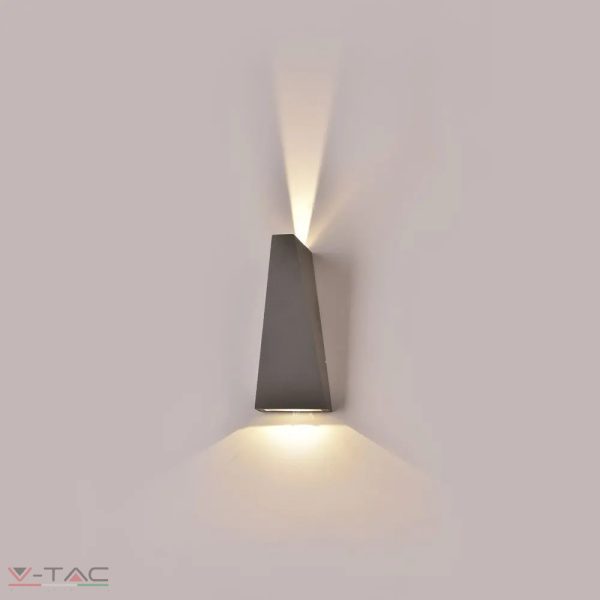 4W LED fali lámpatest szürke IP65 3000K - 218299