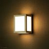 12W LED fali lámpa szögletes fehér IP65 3000K - 218334 - Image 3