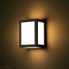 12W LED fali lámpa szögletes fekete IP65 4000K - 218341 - Image 3