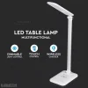 7W LED asztali lámpa 3 in 1 fehér - 218519 - Image 4