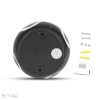 4W LED design gömb fali lámpa fekete IP65 3000K - 218553 - Image 3