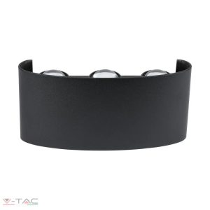 5W LED fekete fali design lámpa 3000K IP54 - 218615