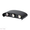 7W LED fekete fali design lámpa 3000K IP54 - 218619 - Image 5