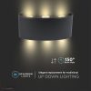 7W LED fekete fali design lámpa 3000K IP54 - 218619 - Image 2