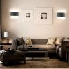 7W LED fekete fali design lámpa 3000K IP54 - 218619 - Image 3