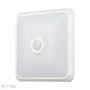 12W LED mozgásérzékelős mennyezeti lámpa SAMSUNG chip 3IN1 négyzet fehér - 23419