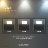 12W LED mozgásérzékelős mennyezeti lámpa SAMSUNG chip 3IN1 négyzet fehér - 23419 - Image 3