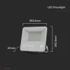 100W LED reflektor SAMSUNG chip 1m vezetékkel fekete 6400K - 23441 - Image 2