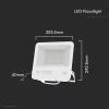 100W LED reflektor SAMSUNG chip 1m vezetékkel fehér 6400K - 23443 - Image 2