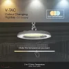 150W LED csarnoklámpa CCT IP65 - 23623 - Image 4