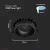 12W LED mélysugárzó Bridgelux chip 3in1 fekete - 23671 - Image 6