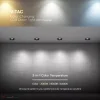 12W LED mélysugárzó Bridgelux chip 3in1 fekete - 23671 - Image 3