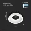 12W LED mélysugárzó Bridgelux chip 3in1 fehér - 23672 - Image 6
