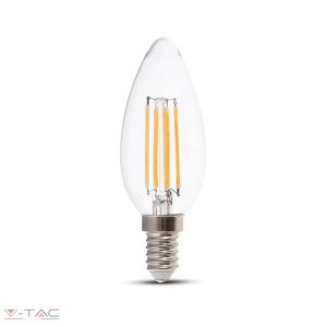 4W Dimmelhető Retro LED izzó E14 gyertya Meleg fehér - 2870