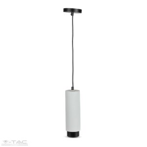 Gipsz függeszték GU10 foglalattal fehér/fekete - 3134