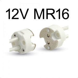 Beépíthető 12V MR16 G4 kerámia foglalat - 3626