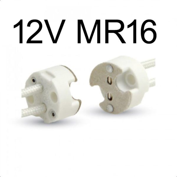 Beépíthető 12V MR16 G4 kerámia foglalat - 3626