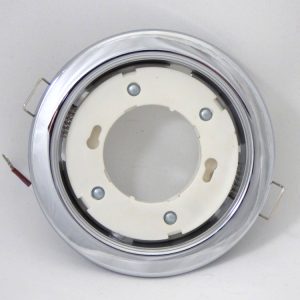 GX53 beépítőkeret foglalattal króm - 3677