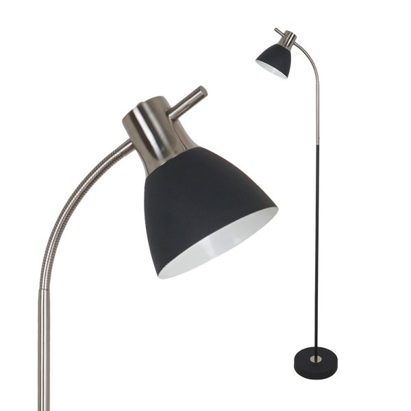 LED-es álló lámpa Fekete 3703