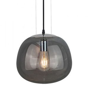 Szürke üveg design csillár 3 vezetékes felfüggesztéssel (nagy) - 3888